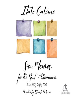 cover image of Six Memos for the Next Millennium